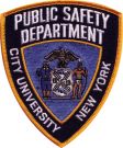 PUBLIC SAFETY DEPARTMENT City University New York Shoulder Patch